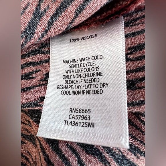 Leith MIDI Dress Rust Henna Size XS Women’s Zipper On The Side - Picture 8 of 13